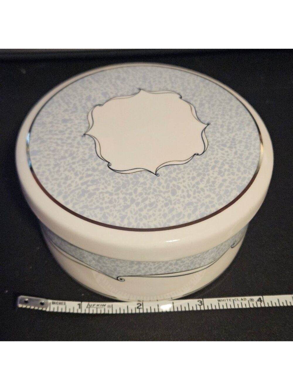 Wedgwood Venice Bone China Trinket Box With Lid Original Box